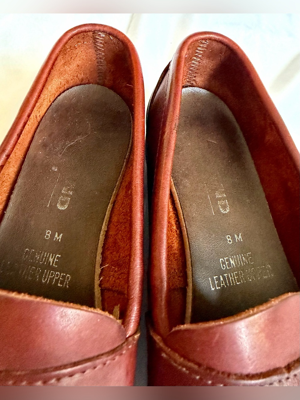 Eastland Leather Penny Loafers Mahogany Brown Size 8 - Picture 5 of 10